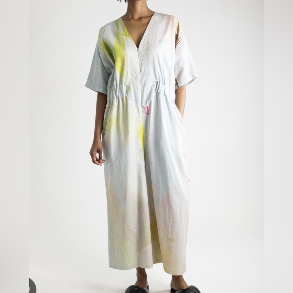 COPY - Meg Indy jumpsuit in Warbler, M/L